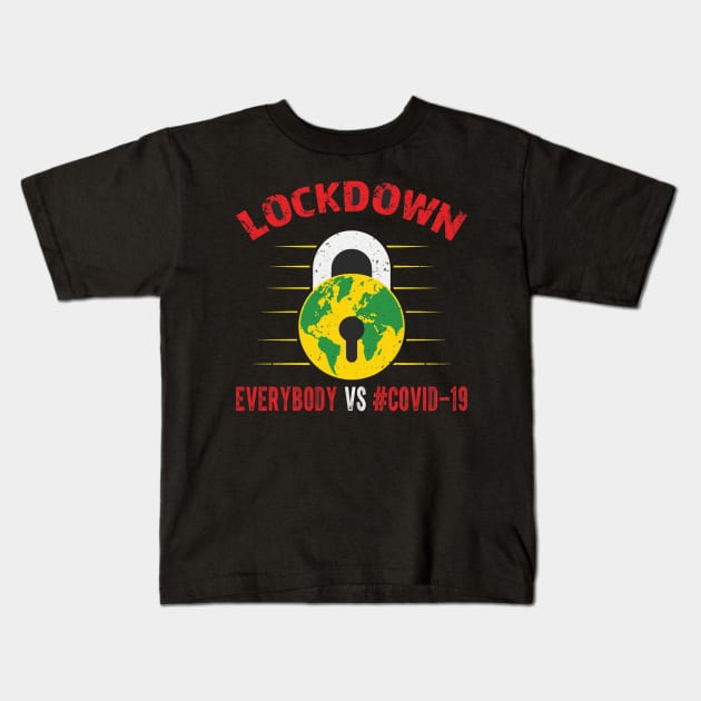 Lockdown Kids T-Shirt by FunnyHedgehog